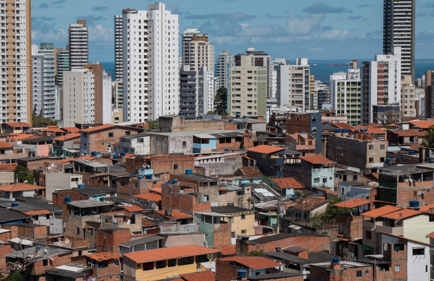 Social inequality - Buildings and favela